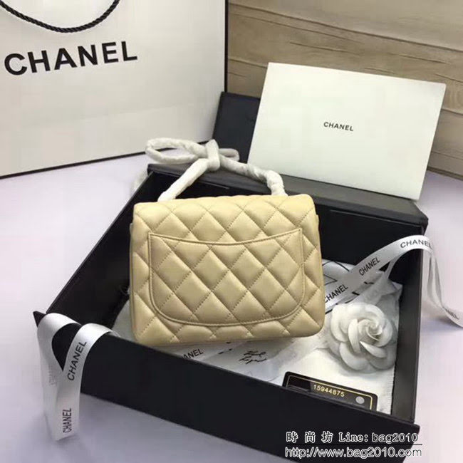 香奈兒CHANEL 升級版A1115進口小羊皮金銀鏈條單肩斜挎包 DSC1627